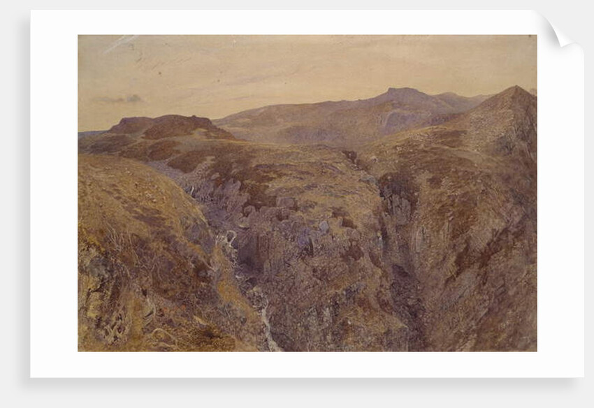 Welsh Landscape, 1858 by Alfred William Hunt