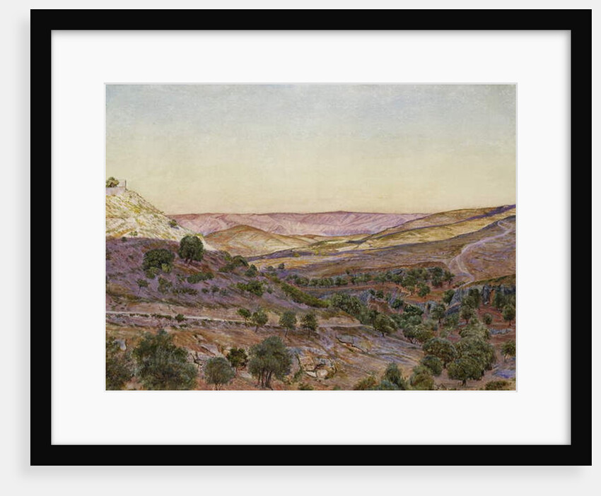 The Hills of Moab and the Valley of Hinnom, 1854 by Thomas Seddon