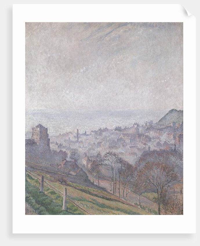 Hastings: Mist, Sun and Smoke, 1918 by Lucien Pissarro