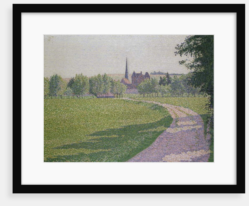 Éragny Church, 1886 by Lucien Pissarro