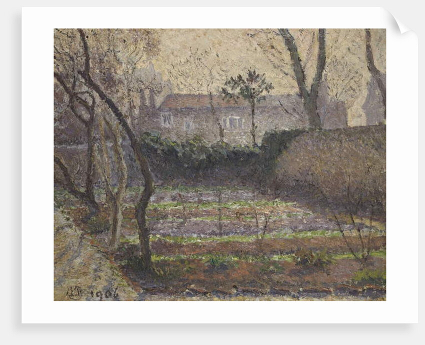 Hoar Frost, Chiswick, 1906 by Lucien Pissarro