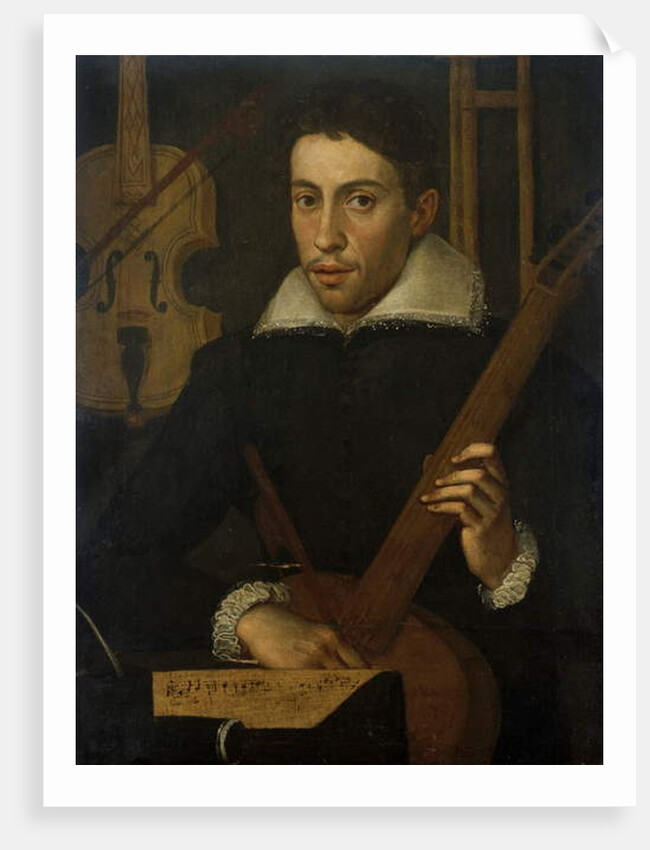 Portrait of a Musician, c. 1570-1590 by Italian School