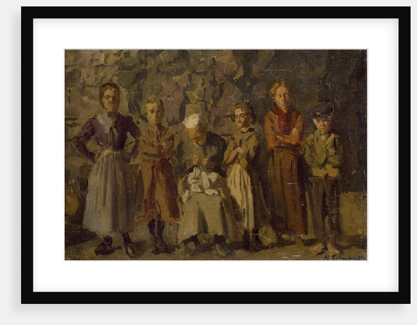 Cave Dwellers, Dieppe, 1907 by Harold Gilman