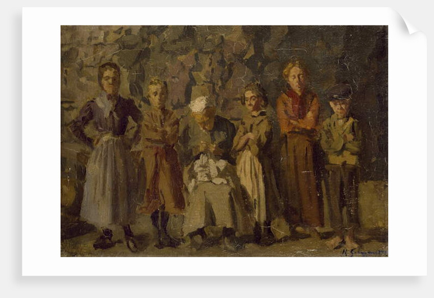 Cave Dwellers, Dieppe, 1907 by Harold Gilman