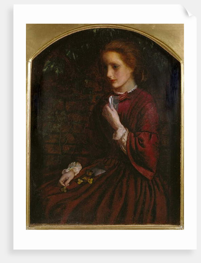 Pansies, c.1860 by Arthur Hughes