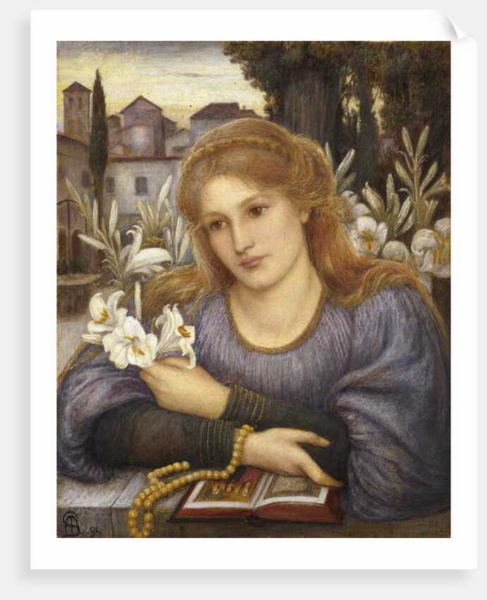 Cloister Lilies, 1891 by Marie Spartali Stillman