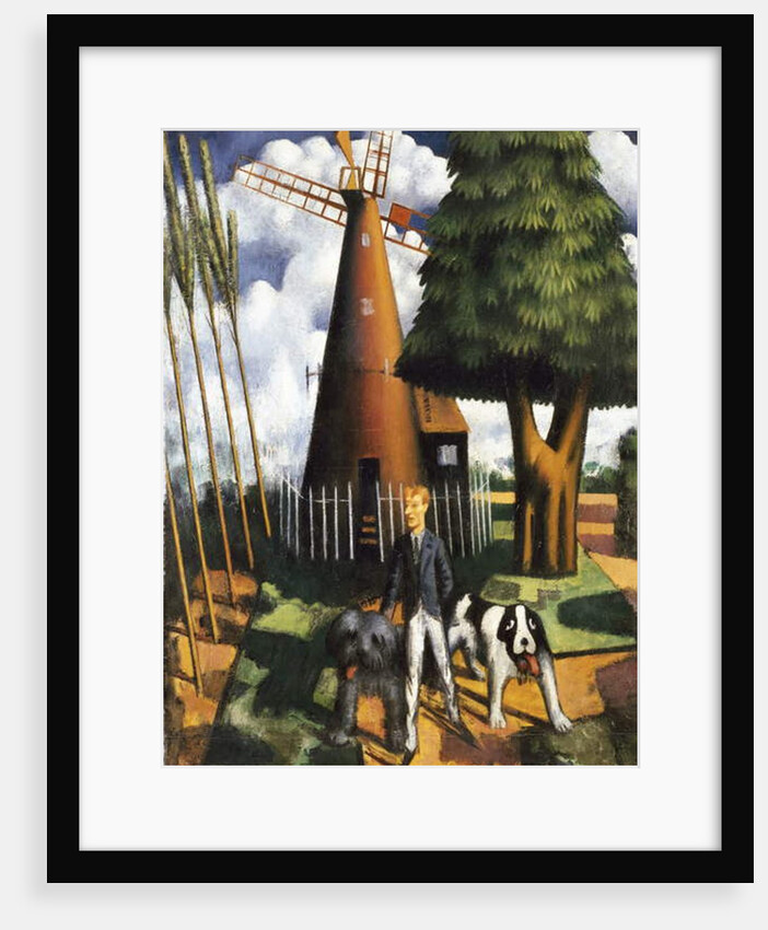 Gilbert Cannan and his Mill, 1916 by Mark Gertler