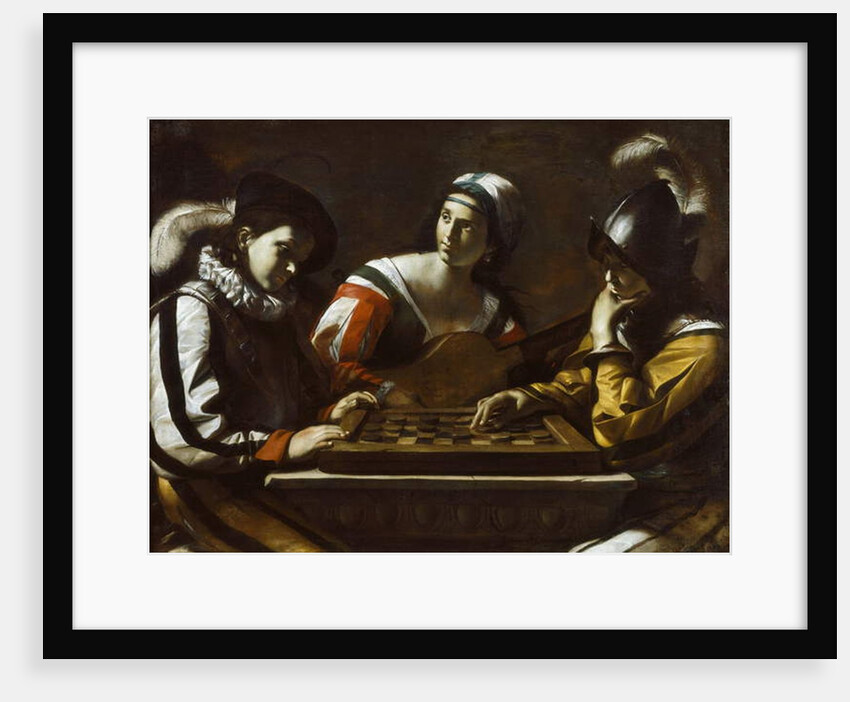 The Game of Draughts, 1630s by Mattia Preti