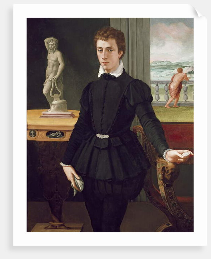 Portrait of a Young Man, post 1560 by Alessandro Allori