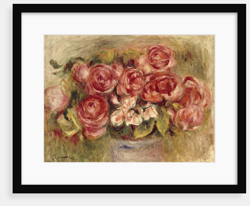 Still Life of Roses in a Vase, 1880s and 1890s by Pierre Auguste Renoir