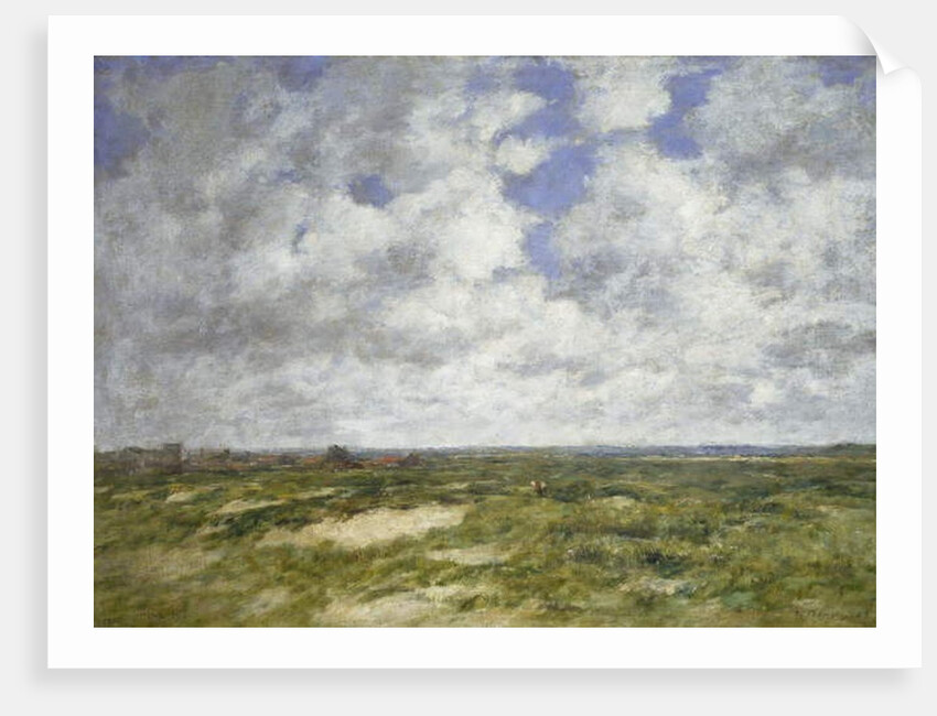 Berck, Cloudy Landscape, 1882 by Eugene Louis Boudin