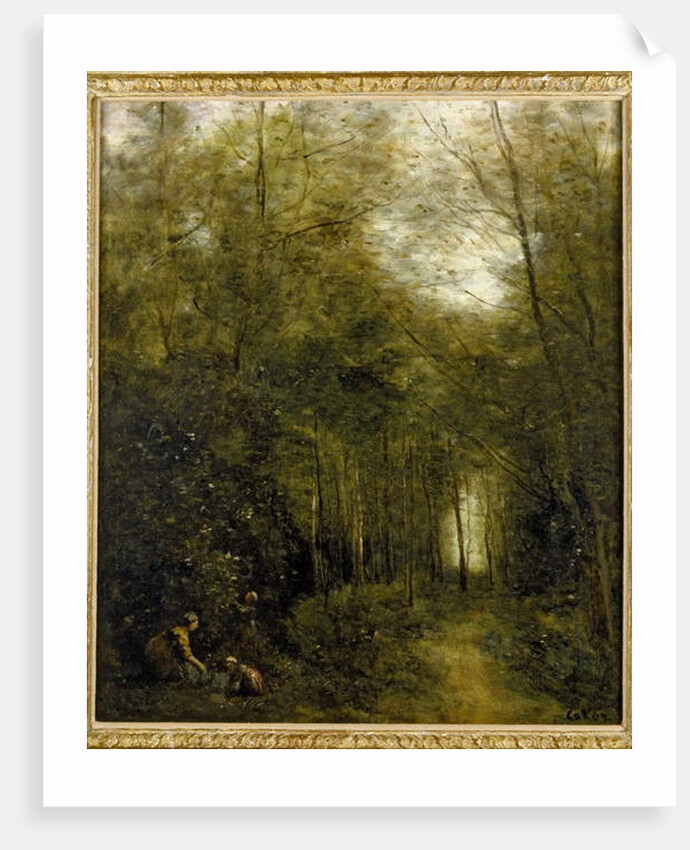 Montfermeuil, the Brook in the Wood, 1867 by Jean Baptiste Camille Corot