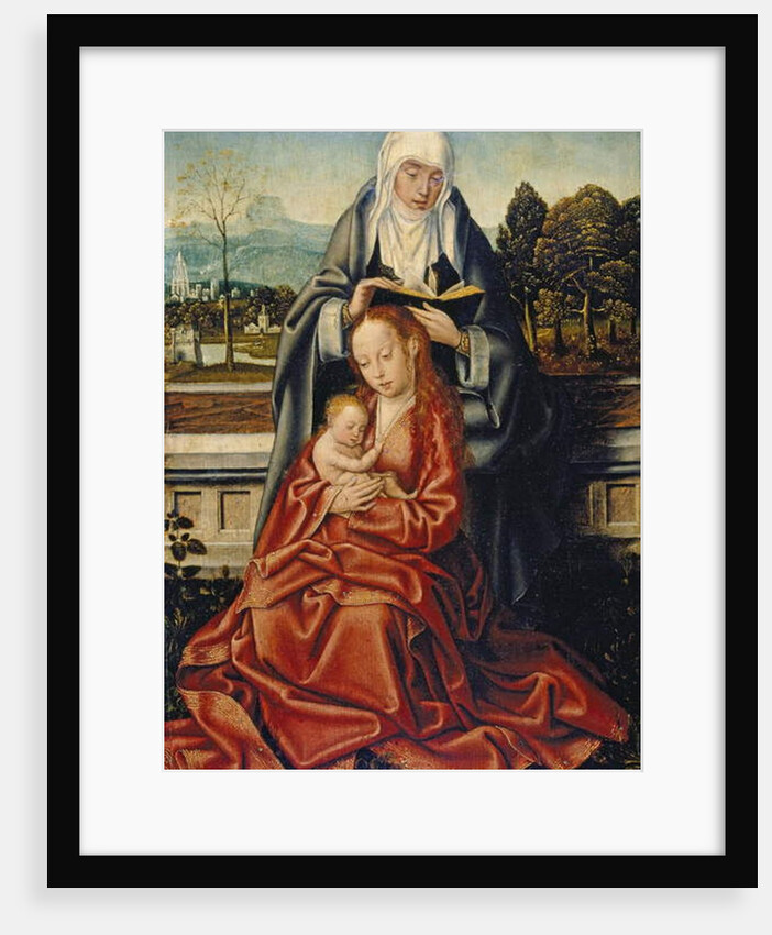 The Virgin and Child with St Anne by Flemish School