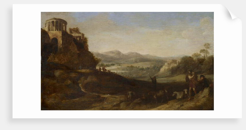 Shepherds in the Campagna, 1620-67 by Cornelis van Poelenburgh or Poelenburch