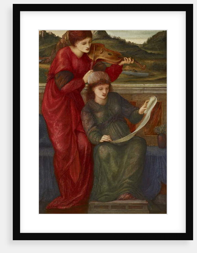 Music, 1877 by Edward Coley Burne-Jones