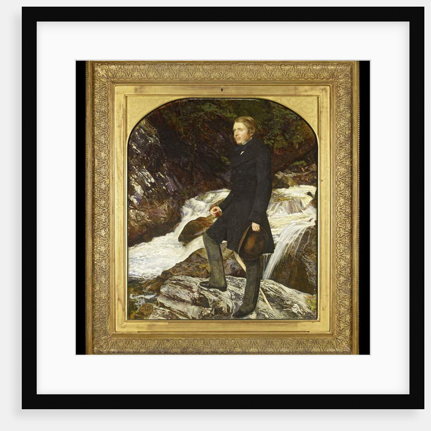 John Ruskin, 1854 by John Everett Millais