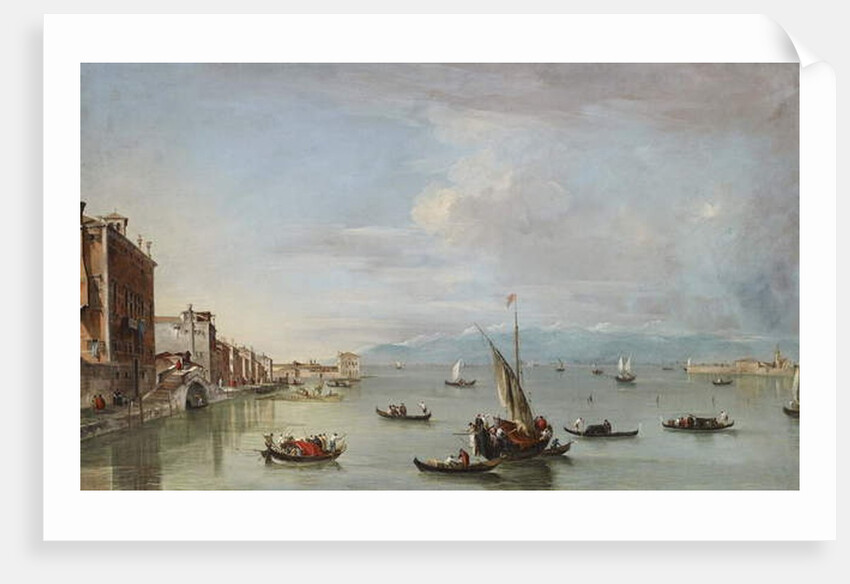 Venice: the Fondamenta Nuove with the Lagoon and the Island of San Michele, c.1758 by Francesco Guardi