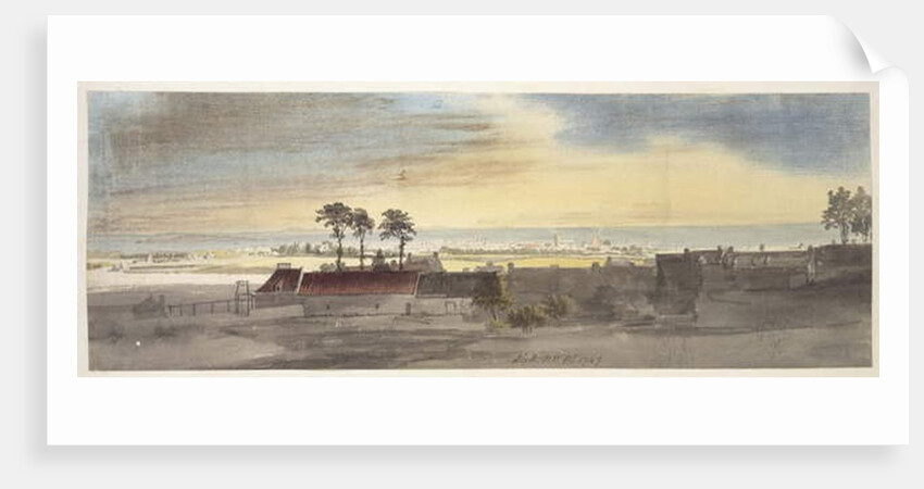 Leith, 1747 by Paul Sandby