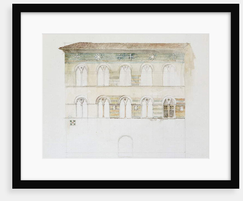 The Palazzo Gambacorti, Pisa, 27 - 30 April 1872 by John Ruskin