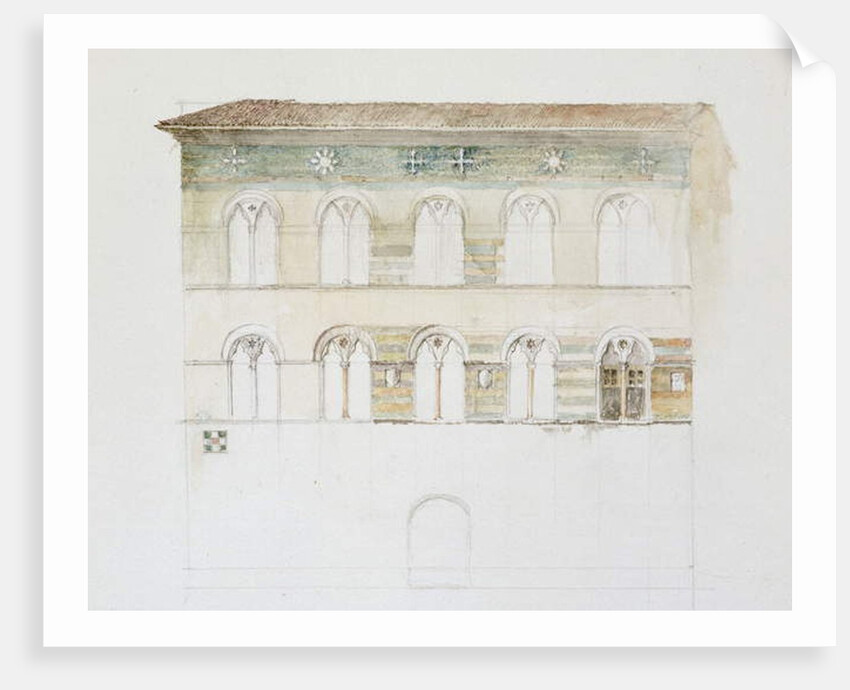 The Palazzo Gambacorti, Pisa, 27 - 30 April 1872 by John Ruskin