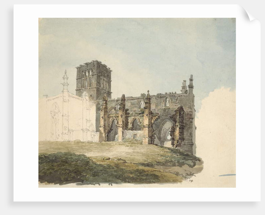 The Ruined Abbey at Haddington, c. 1794 by Joseph Mallord William Turner