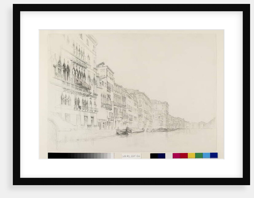 View from the Palazzo Bembo to the Palazzo Grimani, Venice, May - June 1870 by John Ruskin