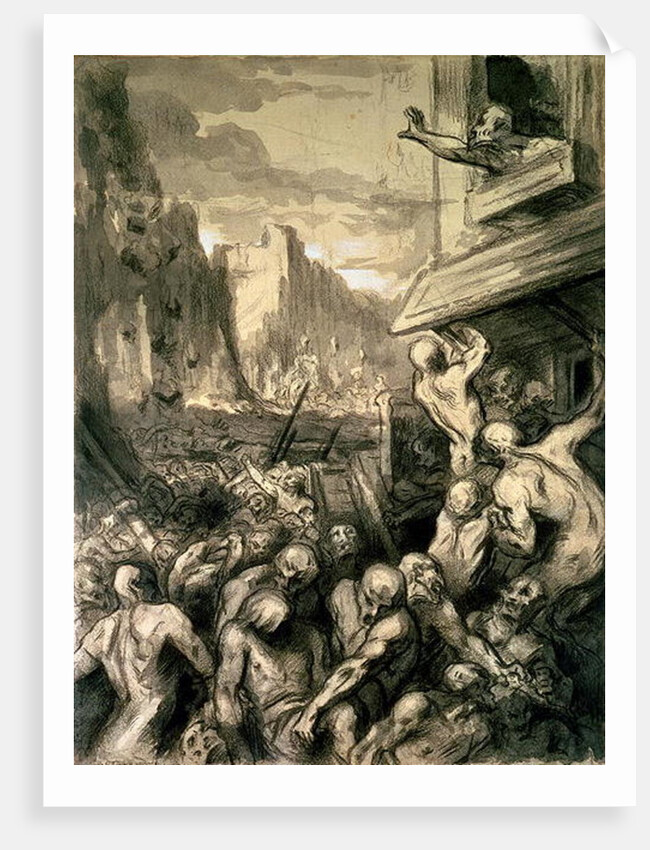 The Destruction of Sodom, c.1850 by Honore Daumier