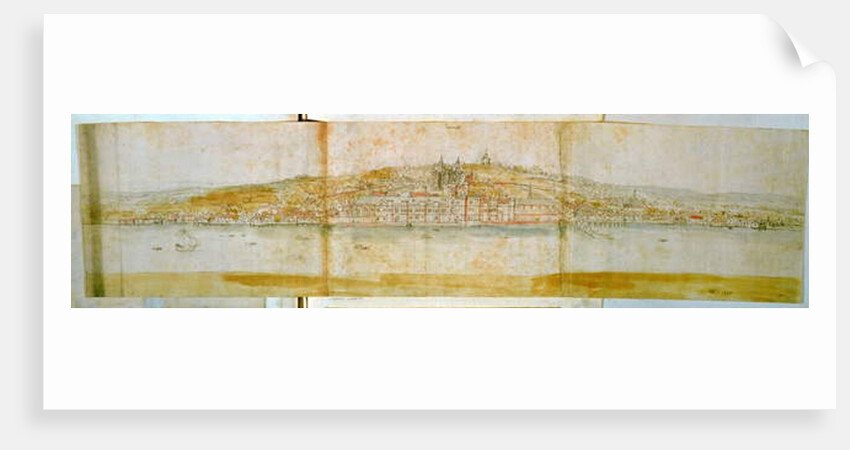 Greenwich Palace from the North Bank of the Thames, c.1544 by Anthonis van den Wyngaerde