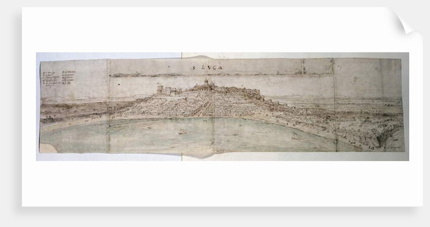 Panoramic View of San Lucar de Barrameda and adjacent countryside from the South West by Anthonis van den Wyngaerde