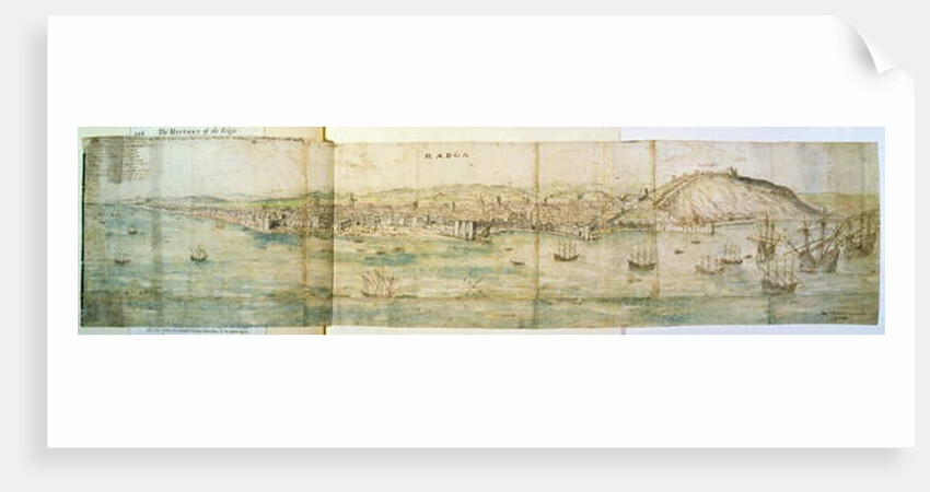 Malaga, 16th century by Anthonis van den Wyngaerde