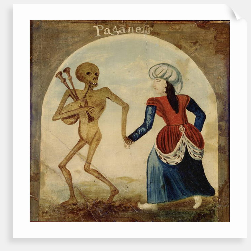 Death Leading a Pagan Woman by (after) English School