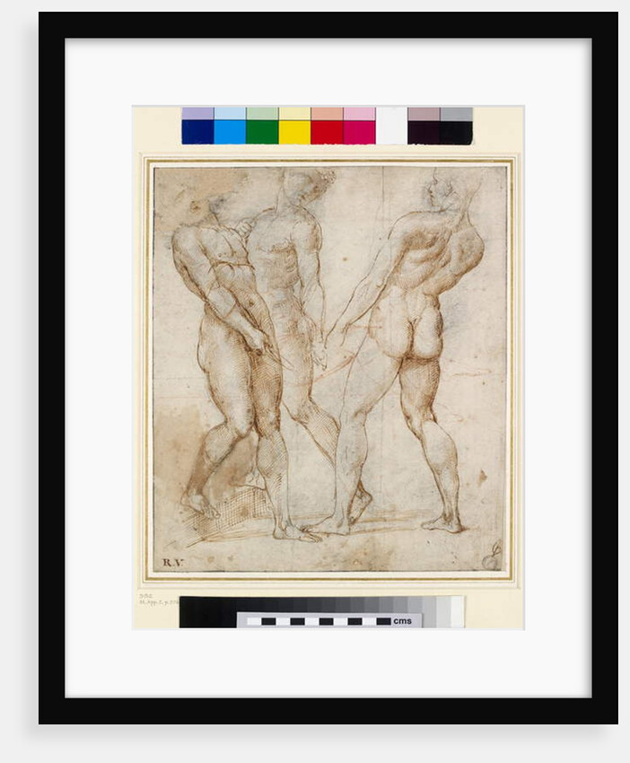 The Nude Bearers by Raphael (1483-1520)