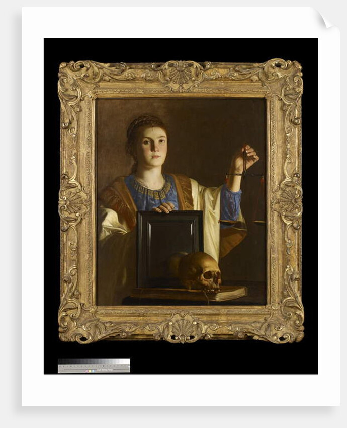 Truth presenting a Mirror to the Vanities of the World, c.1630 by Nicolas Tournier