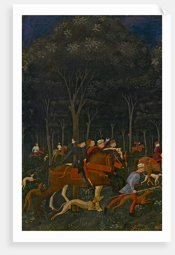 The Hunt in the Forest, c.1465-70 by Paolo Uccello