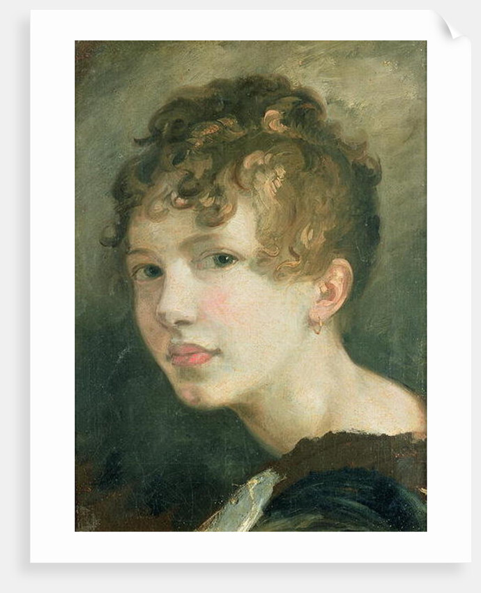 Portrait of Miss H.M. de Cardonnel Lawson, 19th century by Thomas Barker of Bath