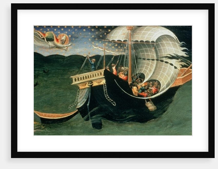 St. Nicholas rebuking the Tempest by Bicci di Lorenzo