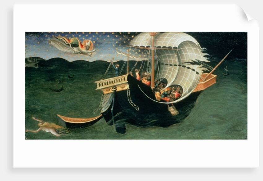 St. Nicholas rebuking the Tempest by Bicci di Lorenzo