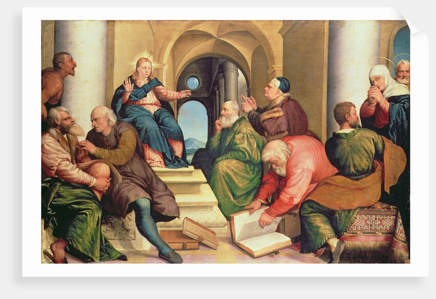 Christ among the Doctors, 16th century by Jacopo Bassano