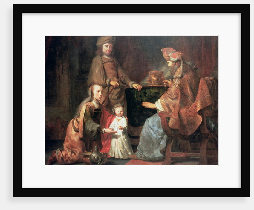 The Infant Samuel Brought by Hannah to Eli, 17th century by Gerbrandt van den Eeckhout