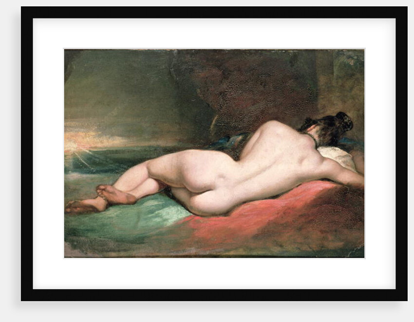 Nude Model Reclining, 19th century by William Etty