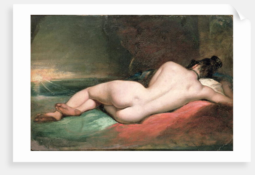 Nude Model Reclining, 19th century by William Etty
