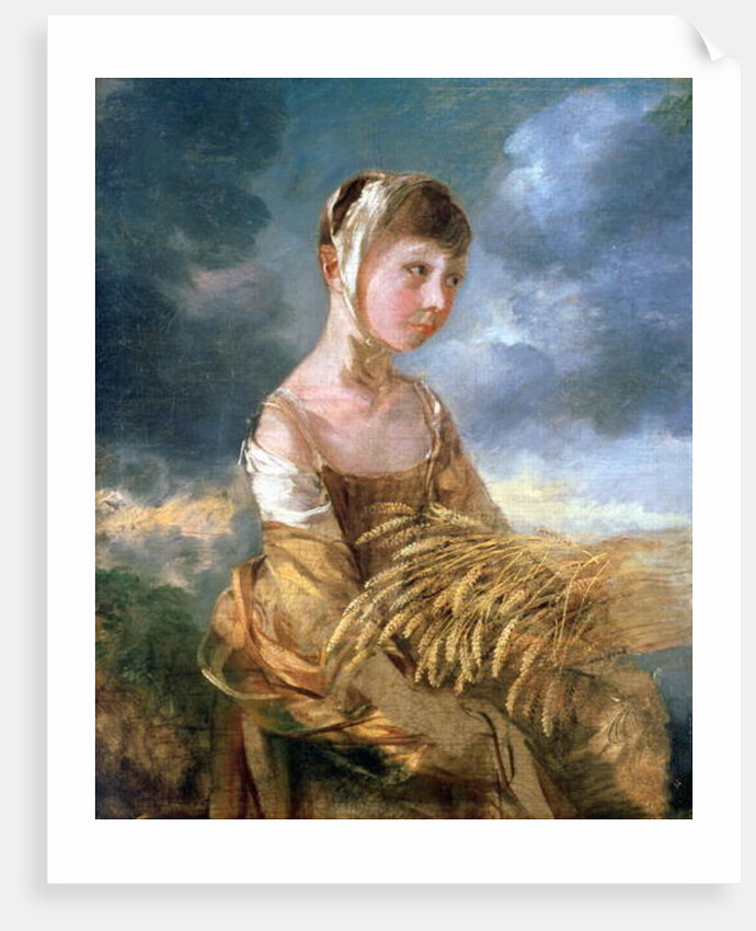 Miss Gainsborough Gleaning, 18th century by Thomas Gainsborough