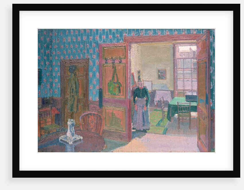 Interior with Mrs Mounter, 19th century by Harold Gilman