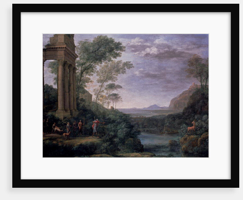 Landscape with Ascanius Shooting the Stag of Sylvia, 17th century by Claude Lorrain