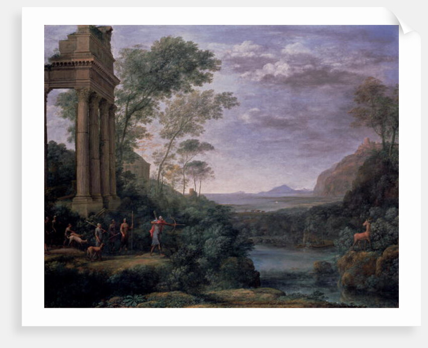 Landscape with Ascanius Shooting the Stag of Sylvia, 17th century by Claude Lorrain