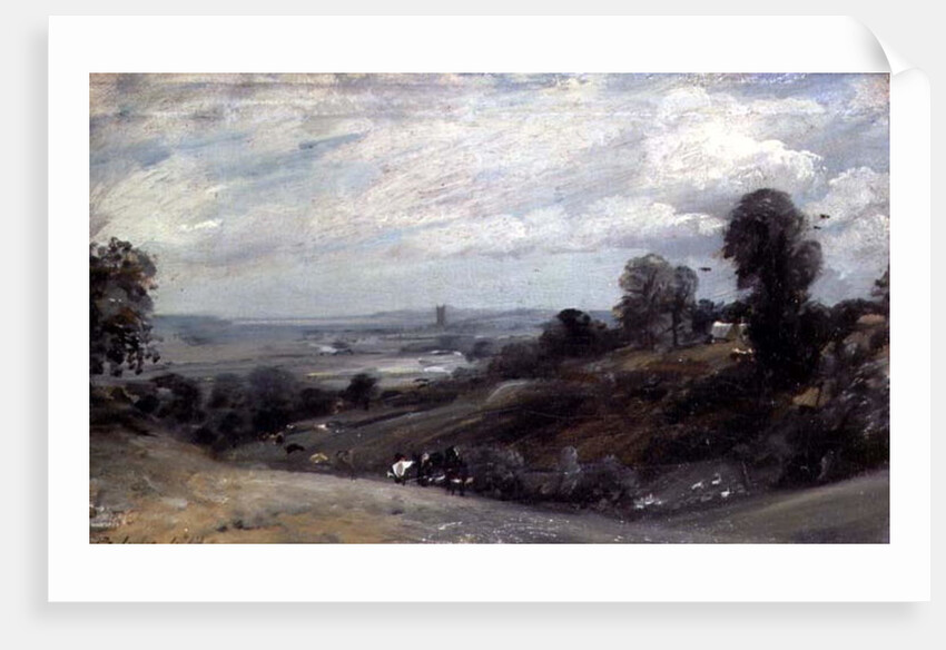 Dedham Vale from Langham, 19th century by John Constable