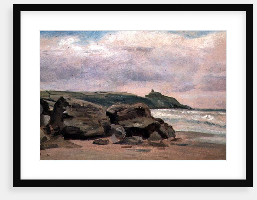 View towards Rame Head, Cornwall, 19th century by Lionel Constable