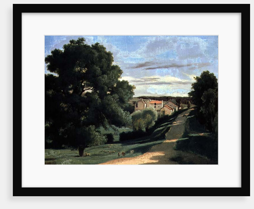 Landscape: Le Petit Charville, near Ville d'Array, 19th century by Jean Baptiste Camille Corot