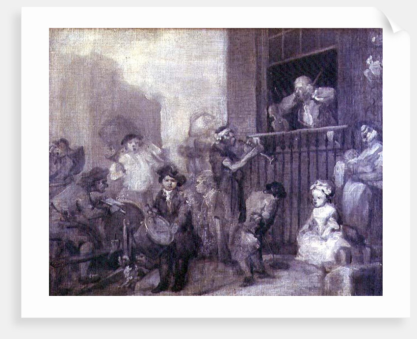 The Enraged Musician, 17th century by William Hogarth