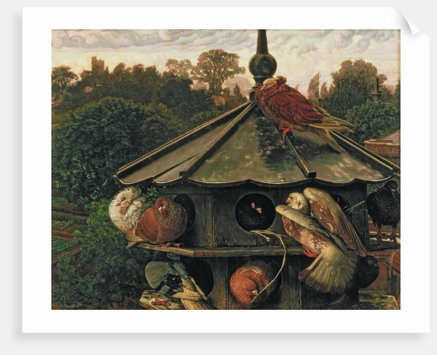 The Festival of St. Swithin or The Dovecote, 1866-75 by William Holman Hunt